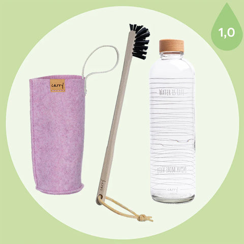 Image of CARRY Bottle Bundles (Diverse Farben) WATER IS LIFE