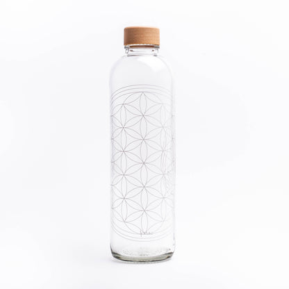 CARRY Glasflasche (1L) / FLOWER OF LIFE