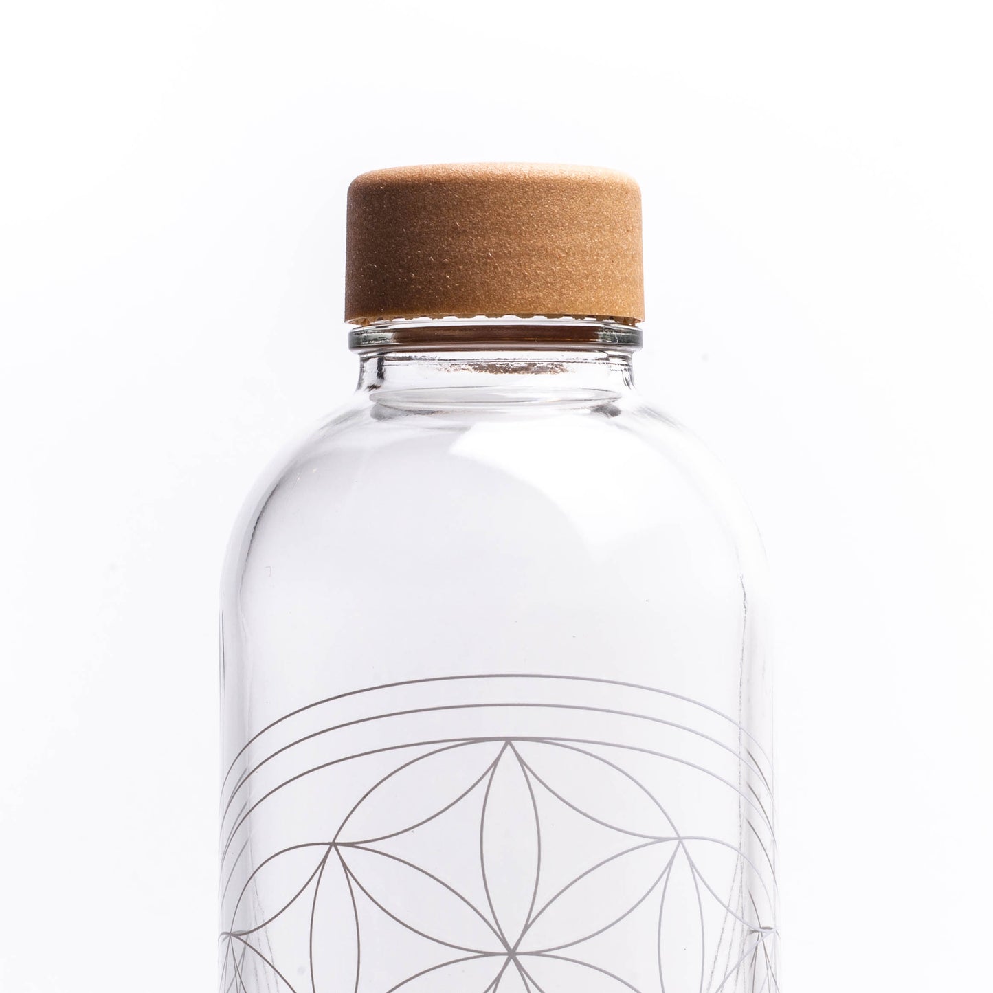 CARRY Glasflasche (1L) / FLOWER OF LIFE
