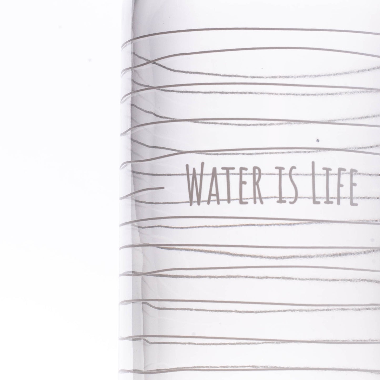 CARRY Glasflasche (1L) / WATER IS LIFE