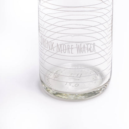 CARRY Glasflasche (1L) / WATER IS LIFE