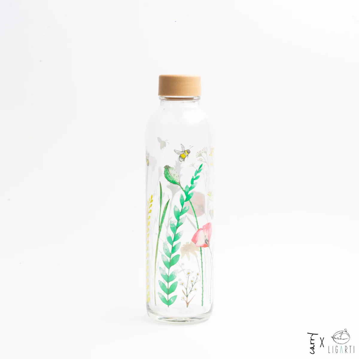 CARRY Glasflasche (7dl) / LET THE BEES BE (Spendenaktion)