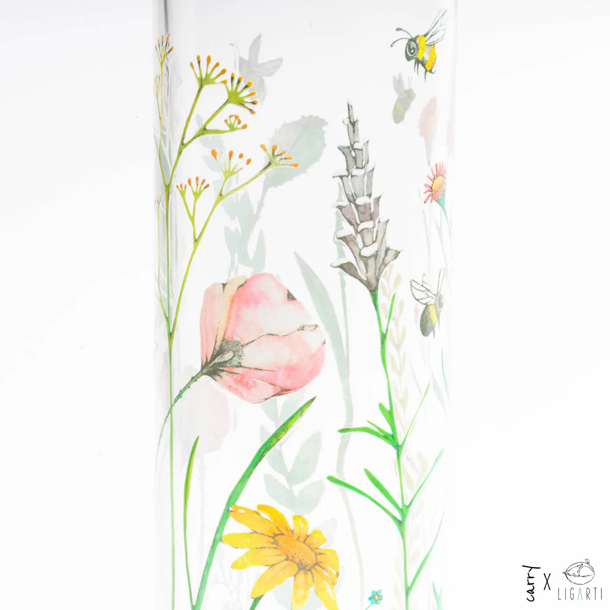 CARRY Glasflasche (7dl) / LET THE BEES BE (Spendenaktion)