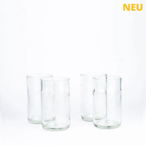 CARRY Upcycling Glasses / 4er Set (3dl/4dl) *NEU*