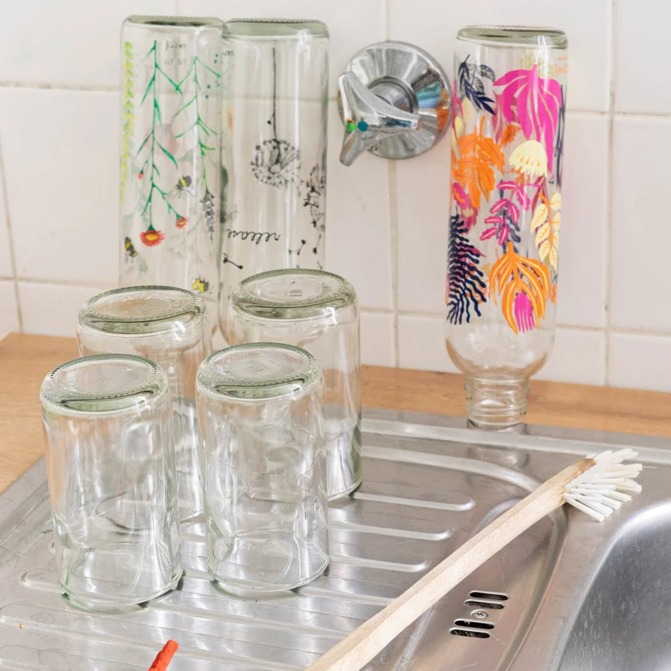 CARRY Upcycling Glasses / 2er Set (3dl/4dl)