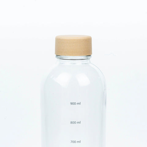 Image of CARRY Glasflasche (1L) / HYDRATION (mit Volumenmarkierung)