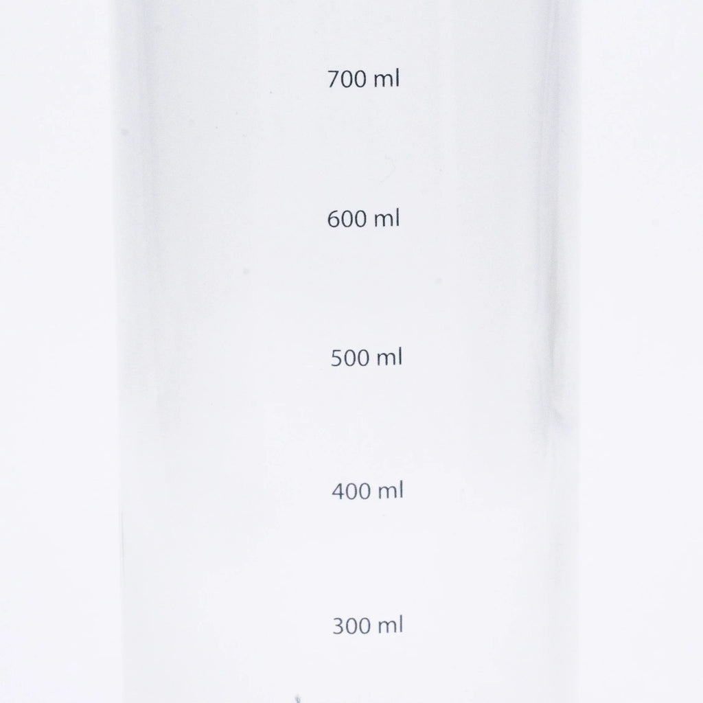 CARRY Glasflasche (1L) / HYDRATION (mit Volumenmarkierung)