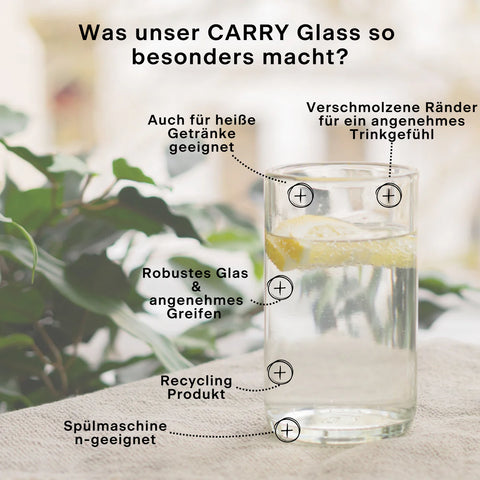 Image of CARRY Upcycling Glasses / 2er Set (3dl/4dl) *SALE*