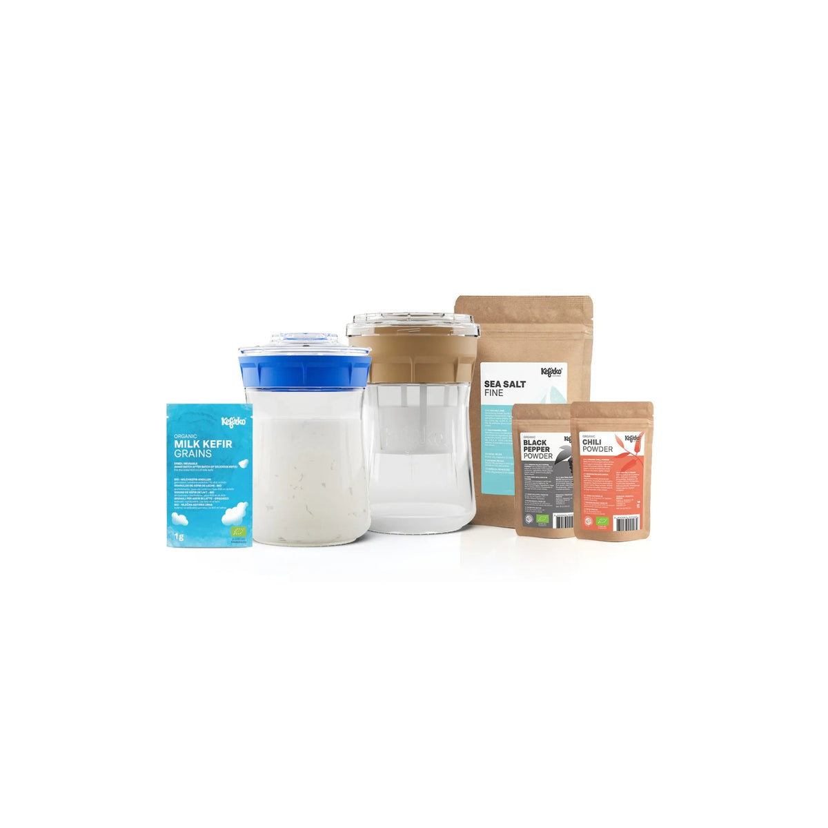 KEFIRKO DIY Cheese Maker + Kefir KIT (2x9dl) inkl. Zutaten