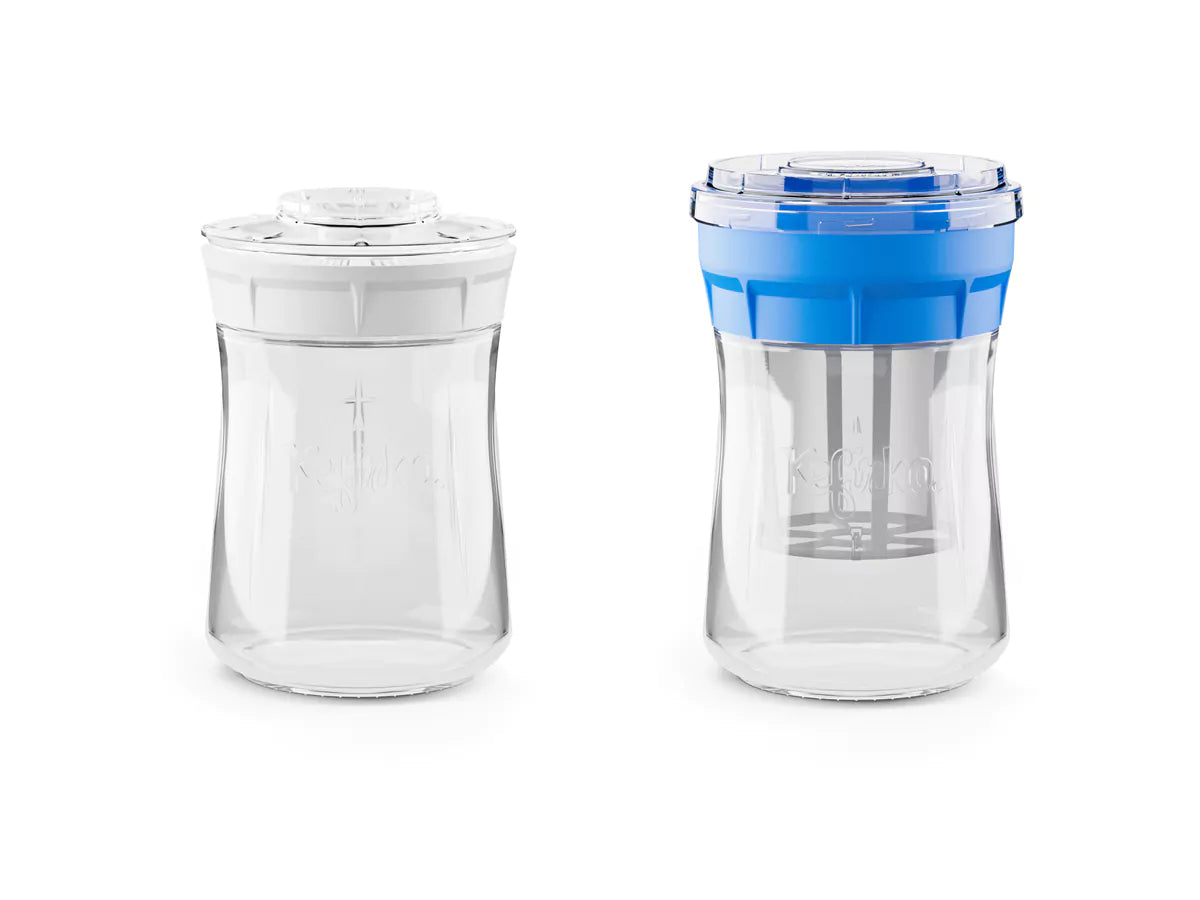 KEFIRKO DIY Cheese Maker + Kefir Set / WEISS-BLAU