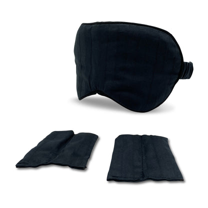 Original Schungit / Edelschungit Augenmaske (Satin)