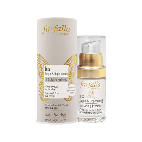 Image of FARFALLA® IRIS Anti-Ageing Prebiotic / Augen- & Lippencrème (15ml)