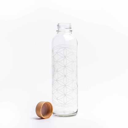 CARRY Glasflasche (1L/7dl) / FLOWER OF LIFE