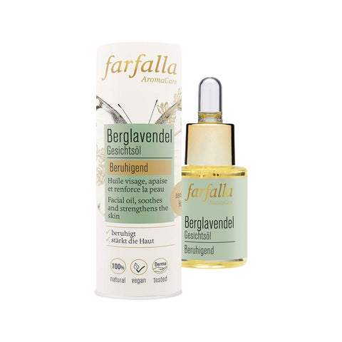 FARFALLA® Gesichtsöl 15ml / BERGLAVENDEL (beruhigend)