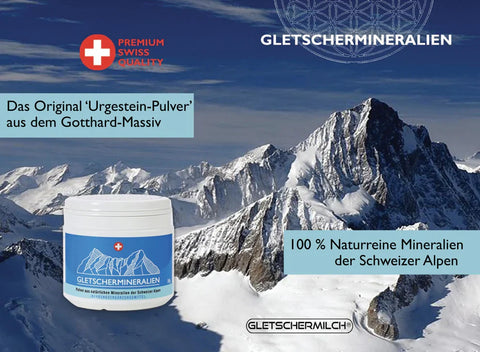 Image of Gletschermineralien - mikronisiertes Gesteinsmehl (300g)