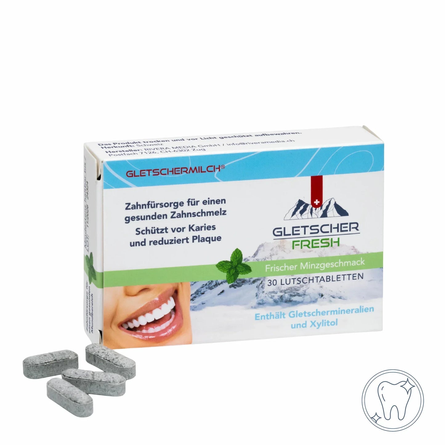 GLETSCHERMILCH® Gletscher FRESH Lutschtabletten (30Stk/60Stk)