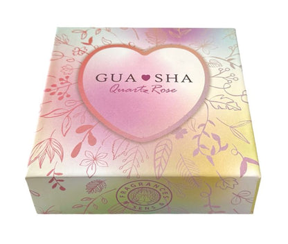 GUA SHA Herz Rosenquarz (Massagestein)