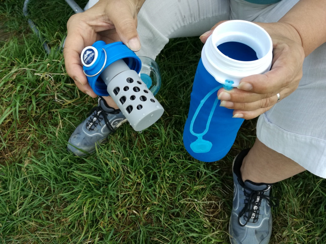 MAUNAWAI® Outdoor Filterflaschen-Set (inkl. Ersatzkartusche)