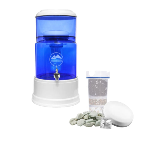 Image of MAUNAWAI Pi®PRIME Quelle K2 (weiches Wasser) / mit Gravur (Blume)