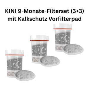 MAUNAWAI KINI® 9-Monats-Filterset (bei viel Kalk) / 3+3