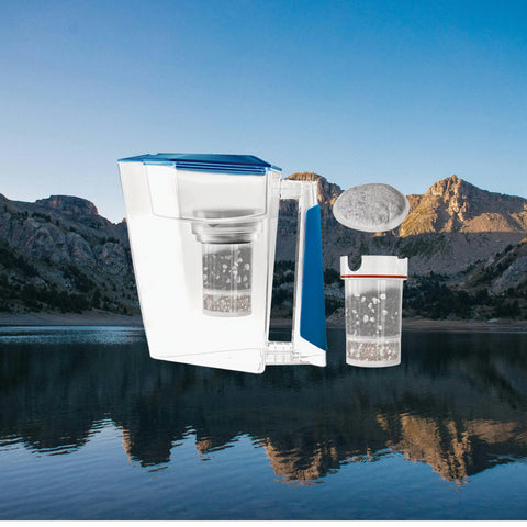 Image of MAUNAWAI KINI® FIlterkanne + 2. Wechselfilter-Set / BLAU