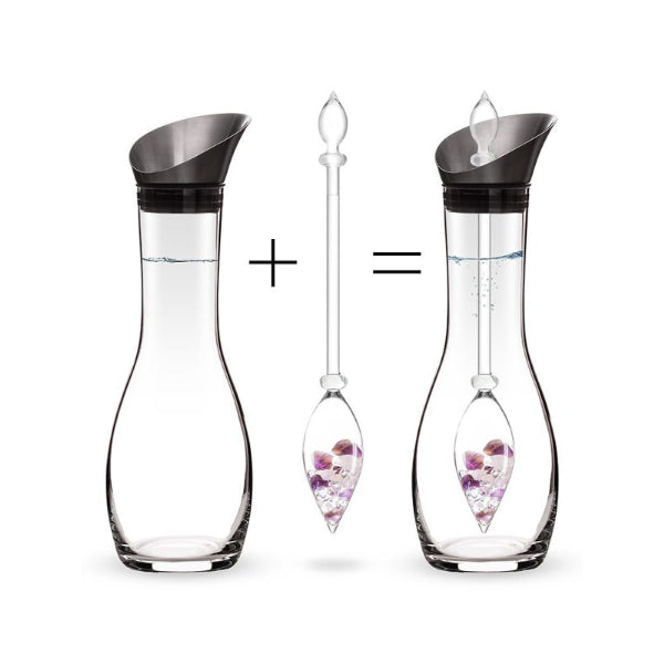 VITA JUWEL Karaffe era (1.3l) inkl. Edelstein-Phiole / WELLNESS