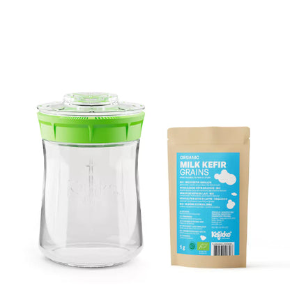 KEFIRKO DIY Milchkefir-Fermenter-Set (9dl) (Diverse Farben)