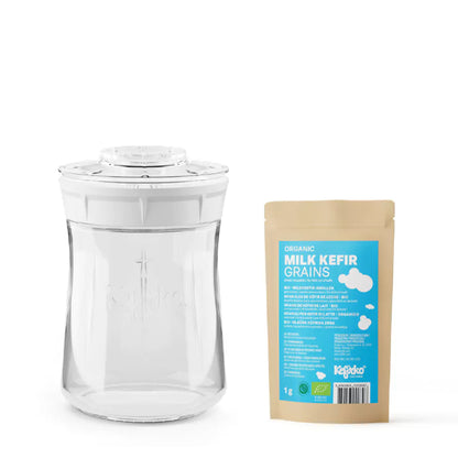 KEFIRKO DIY Milchkefir-Fermenter-Set (9dl) (Diverse Farben)
