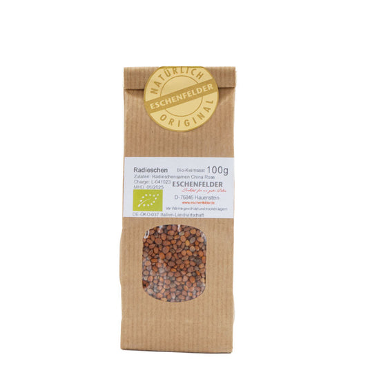 ESCHENFELDER® Bio-Keimsaat / RADIESCHEN CHINA ROSE (100g)