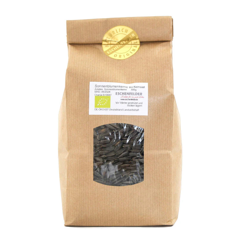 ESCHENFELDER® Bio-Keimsaat (500g) / SONNENBLUMENKERNE
