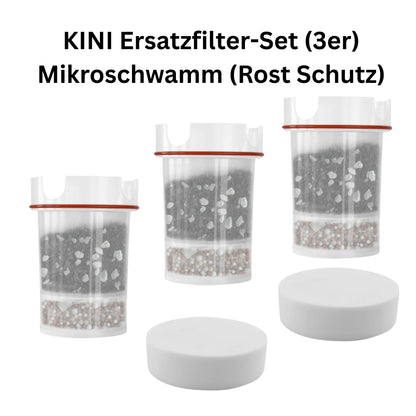 KINI® 9-Monat Filterset / Mikroschwamm (Rost & Schwebestoffe)
