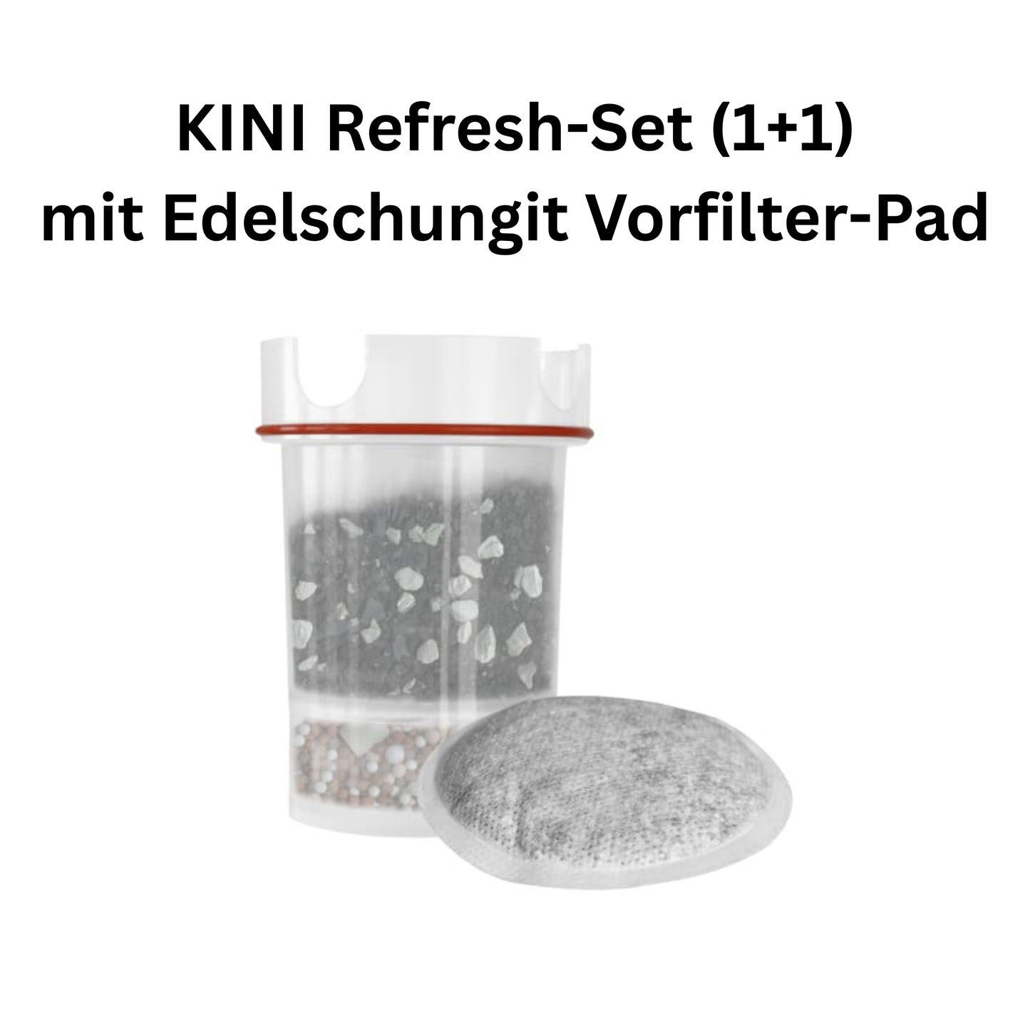 KINI® Refresh-Set (Edelschungit-Pads) / 1+1