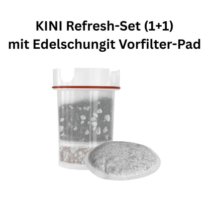 KINI® Refresh-Set (Edelschungit-Pads) / 1+1