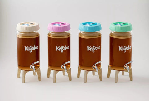 Image of KEFIRKO DIY Kombucha Fermenter-Set 4L / BLAU