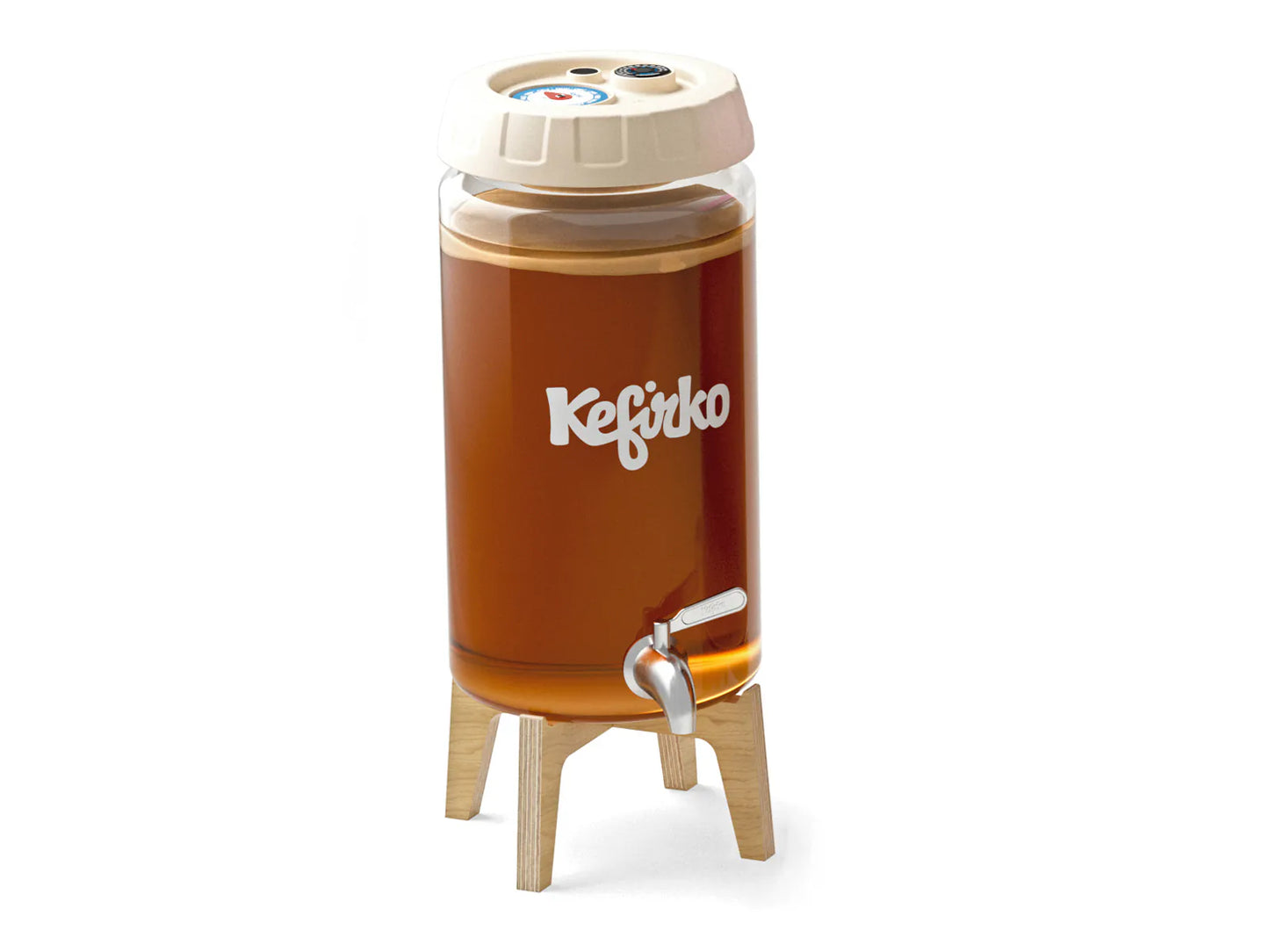 KEFIRKO DIY Kombucha Fermenter-Set (4L) / Diverse Farben