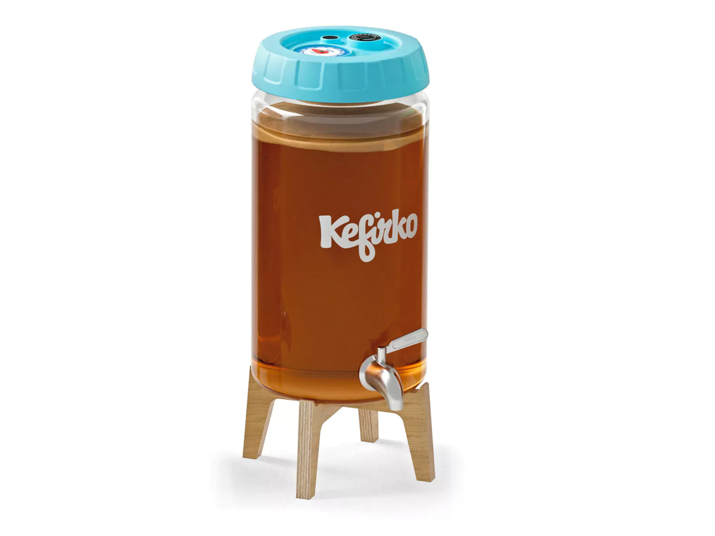 KEFIRKO DIY Kombucha Fermenter-Set (4L) / Diverse Farben