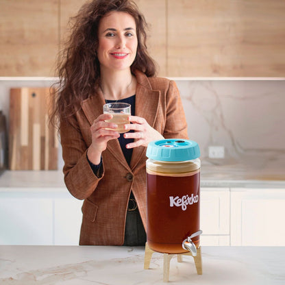 KEFIRKO DIY Kombucha Fermenter STARTER KIT (Diverse Farben)