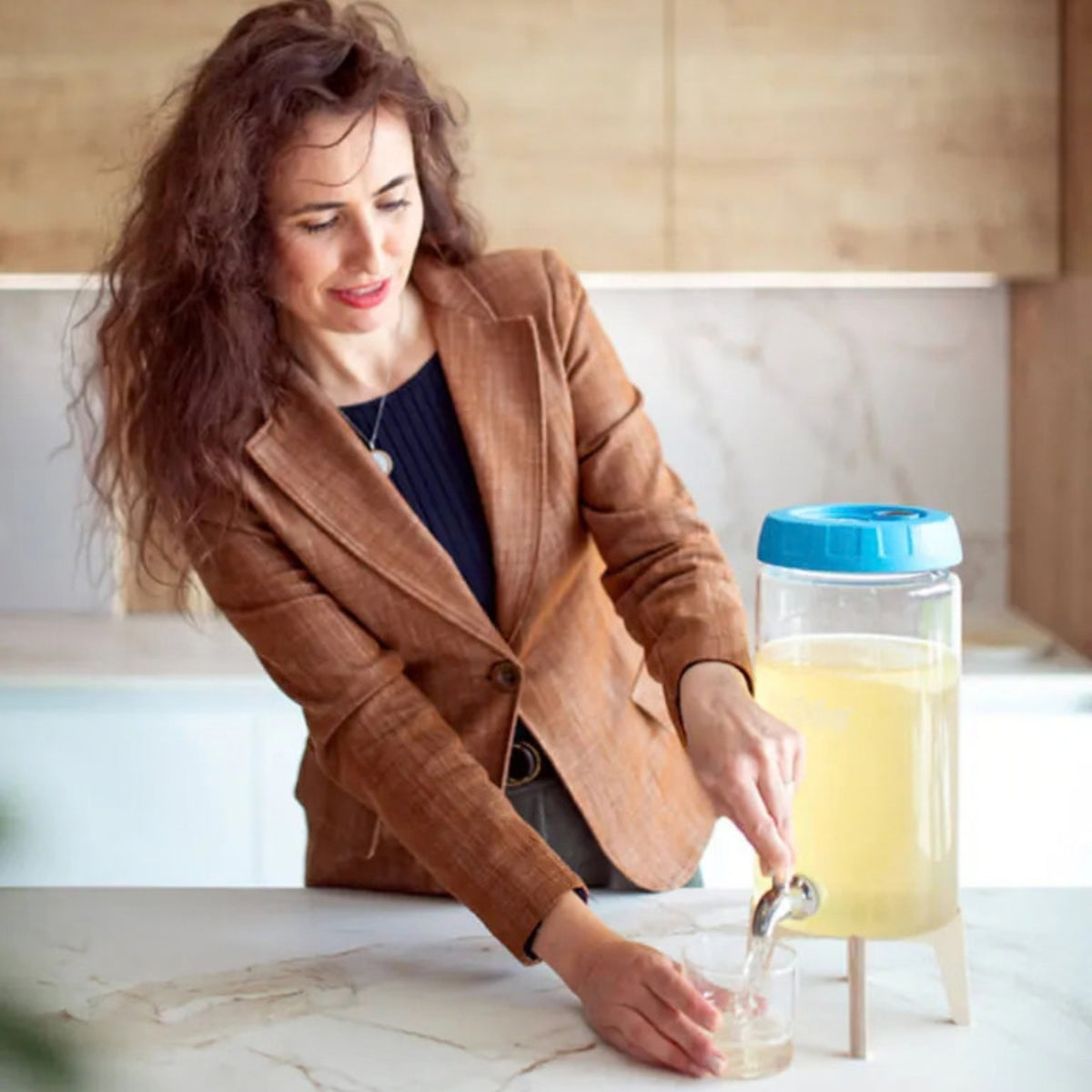 KEFIRKO DIY Kombucha Fermenter STARTER KIT (Diverse Farben)