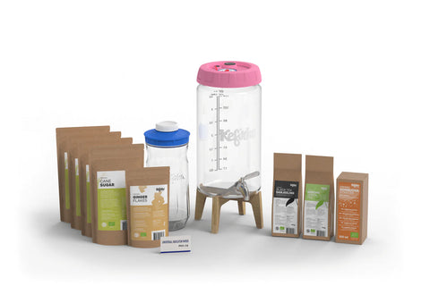 Image of KEFIRKO DIY Kombucha Fermenter COMPLETE KIT / ROSE
