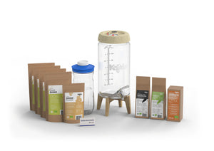 KEFIRKO DIY Kombucha Fermenter COMPLETE KIT / BEIGE
