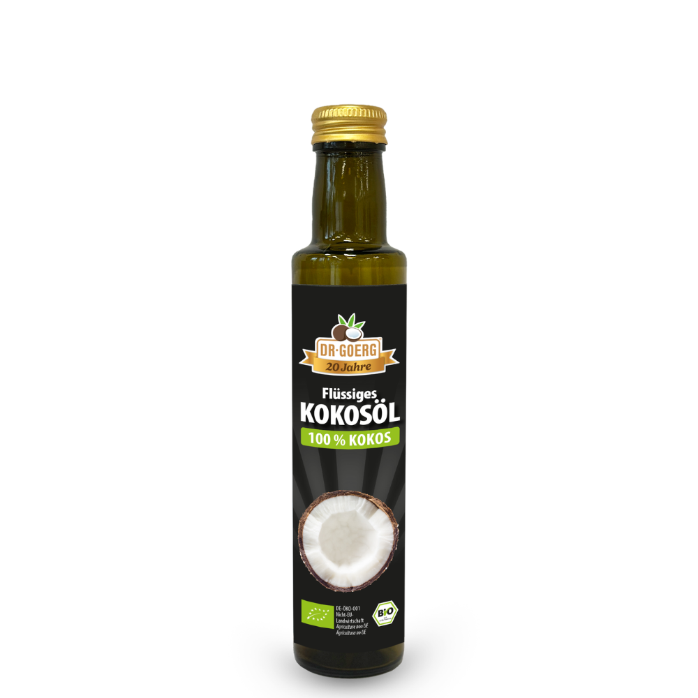 DR.GOERG Premium Bio Kokosöl flüssig (250ml/500ml)