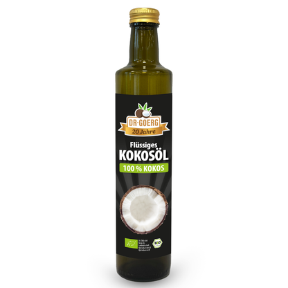 DR.GOERG Premium Bio Kokosöl flüssig (250ml/500ml)