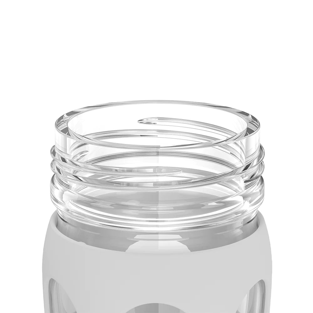 LIFEFACTORY Glass Bottle 650ml / ARCTIC WHITE