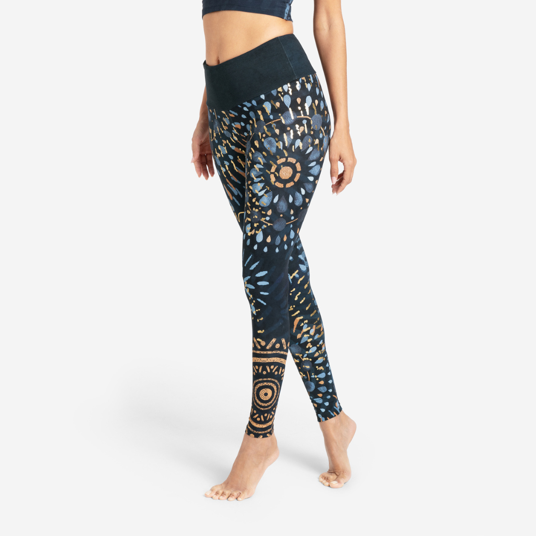 THE SPIRIT OF OM® Yoga-Leggings / BLUE MAGIC