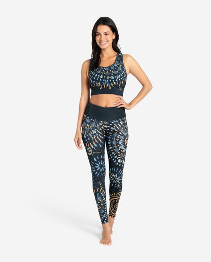 THE SPIRIT OF OM® Yoga-Leggings / BLUE MAGIC