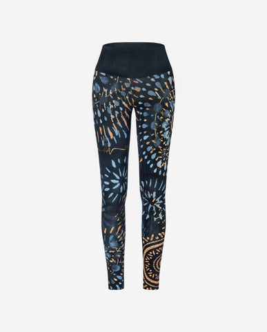 Image of THE SPIRIT OF OM® Yoga-Leggings / BLUE MAGIC