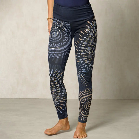 Image of THE SPIRIT OF OM® Yoga-Leggings / BLUE MAGIC