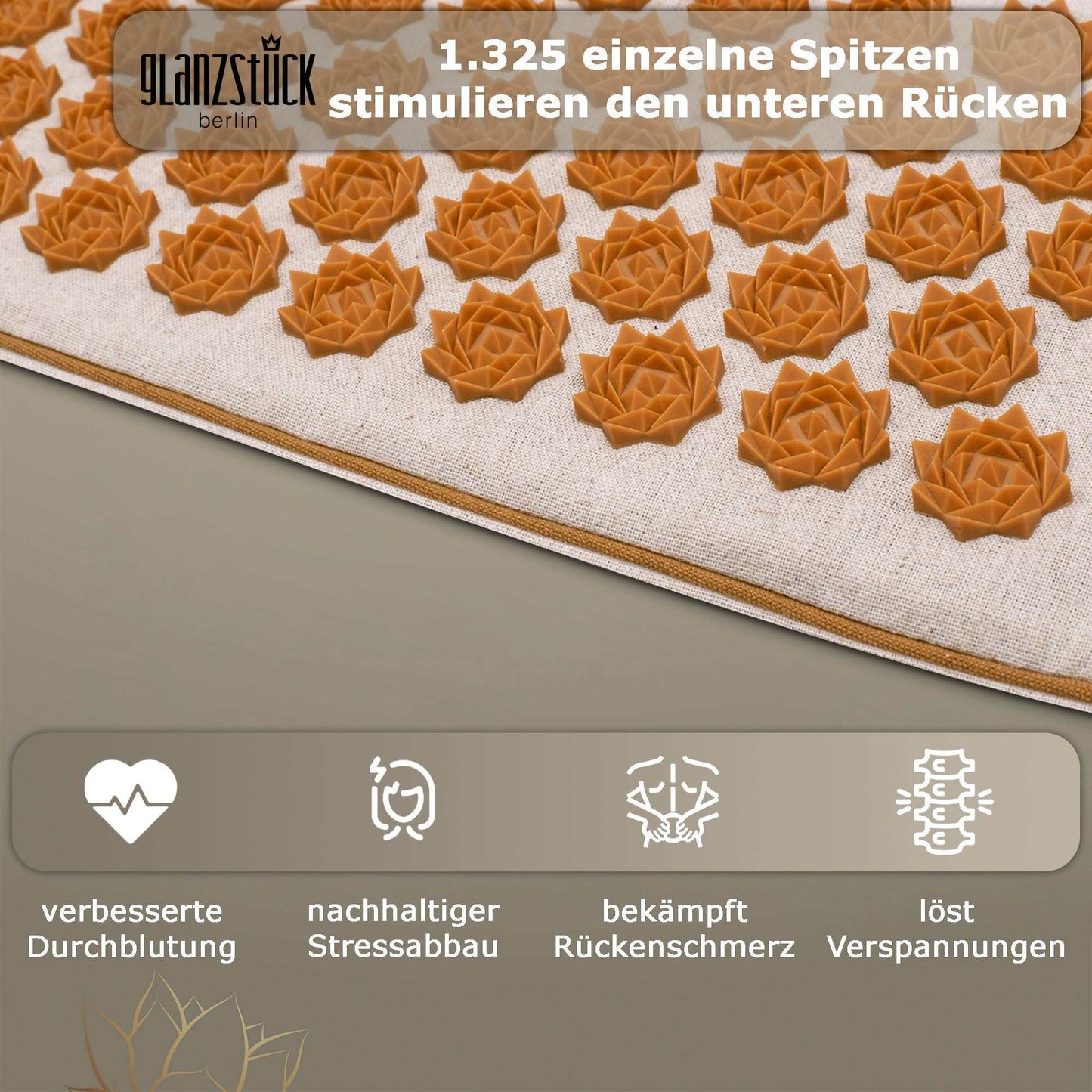 GLANZSTÜCK Berlin® Akupressur Modul LENDENGÜRTEL