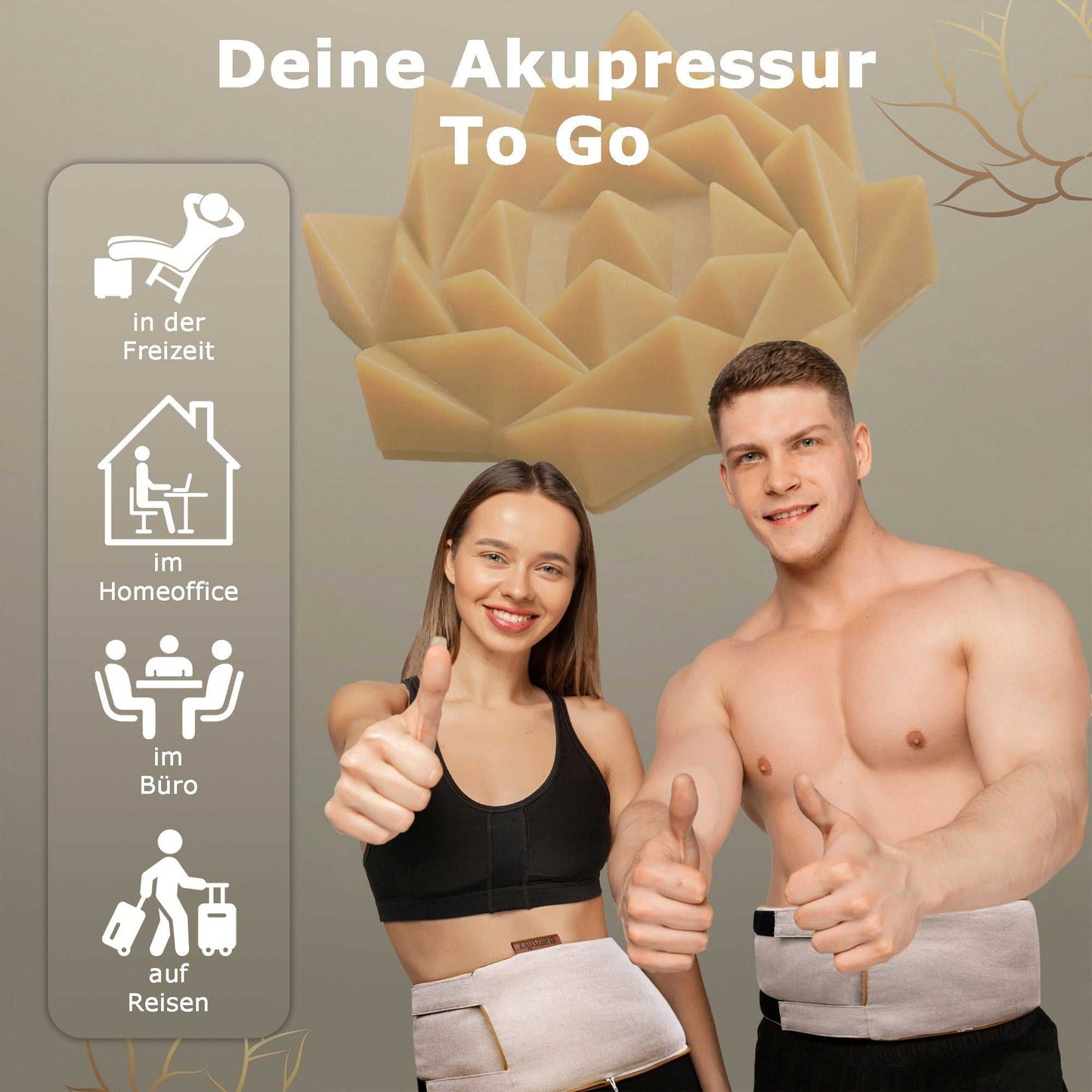 GLANZSTÜCK Berlin® Akupressur Modul LENDENGÜRTEL