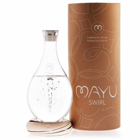 Image of MAYU® SWIRL Wirbelkaraffe EARTH (1,5l)